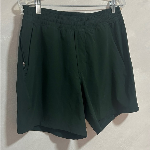 Lululemon Pace Breaker Short 7" Linerless Rainforest Green size large - Picture 4 of 9